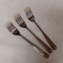Oneida Northland Village Common Salad Forks 3 Stainless Steel 6.875&quot; Japan - $16.95