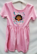 NWOT-Girl's 5T Pink Dress Encanto  'Magic Awaits You'  image 2