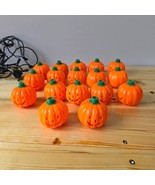 Mini Jack O&#39; Lantern Pumpkin String Lights Lot of 2 Sets (missing 3 pump... - $29.95