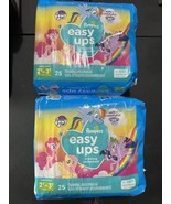 (2) Pampers Easy Ups Girls &amp; Boys Size 2T-3T My Little Pony Training Und... - $19.17 CAD