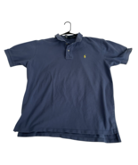 VINTAGE Polo Ralph Lauren Shirt Men&#39;s Size XXL Blue w/Yellow Pony Short ... - $536.15 MXN