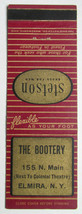 The Bootery - Elmira, New York Stetson Shoes for Men 20 Strike Matchbook Cover - £1.56 GBP