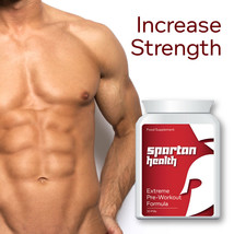 Spartan Health Extreme Pre Workout Formula Pills Push Your Limits Stronger - £22.23 GBP