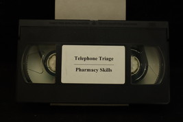 Vintage Telephone Triage Pharmacy Skills Training VHS Tape - £2.40 GBP
