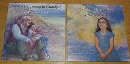 2 HC BOOKS W/JACKET BY MARIA SHRIVER-WHAT&#39;S HAPPENING TO GRANDPA/WHAT&#39;S ... - $209.32 MXN