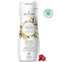 ATTITUDE Super Leaves, Hypoallergenic Volume Rich Shampoo, Soy Protein & Cran... - $18.82
