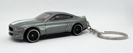 Hot Custom 2015 Ford Mustang GT Car Keychain Rolling Wheels Race Car Key... - £12.64 GBP