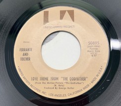 The Godfather Love Theme / Theres a New Day Coming 45 Record Ferrante Te... - $9.98