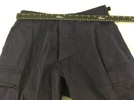  Cotton Polyester Dark Blue Medium Cargo Military Style Uniform Pants - $35.99