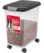 IRIS USA 30 Lbs / 33 Qt WeatherPro Airtight Pet Food Storage Container w... - $544.46 MXN