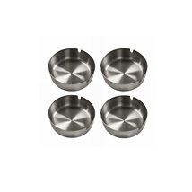 ONLI BAR Ashtray Stainless Steel Ash Tray for Home, Pack of 4 - £10.26 GBP