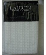 Lauren Ralph Lauren Herringbone White Matelasse Euro Sham - $64.00