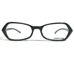 Cerruti 1881 Eyeglasses Frames C2208 C Black Geometric Full Rim 48-18-135 - £35.84 GBP