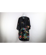 Vintage 70s Streetwear Womens 40 Japan Flower Kimono Style Band Collar D... - $1,104.11 MXN