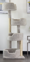 PREMIER MULTI-LEVEL CAT TOWER-FREE, 55&quot; TALL -  FREE SHIPPING IN THE U.S. - £148.19 GBP