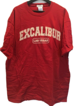 Men’s Excalibur Hotel and Casino Las Vegas Nevada Red T-shirt New - £12.58 GBP