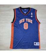 Vintage Champion Latrell Sprewell New York Knicks Basketball Jersey Yout... - $53.82 CAD