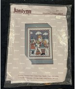 Vtg NIP winter snow Snowman Children Sampler Janlynn Cross Stitch Kit #6... - $20.06 CAD