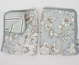 Peacock Alley Floral Blue Multi Reversible Quilted 2-PC Standard Shams - $50.00