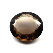 Huge collectible 143.9Ct Natural Smoky Quartz Crystal Oval Gemstone - $62.93