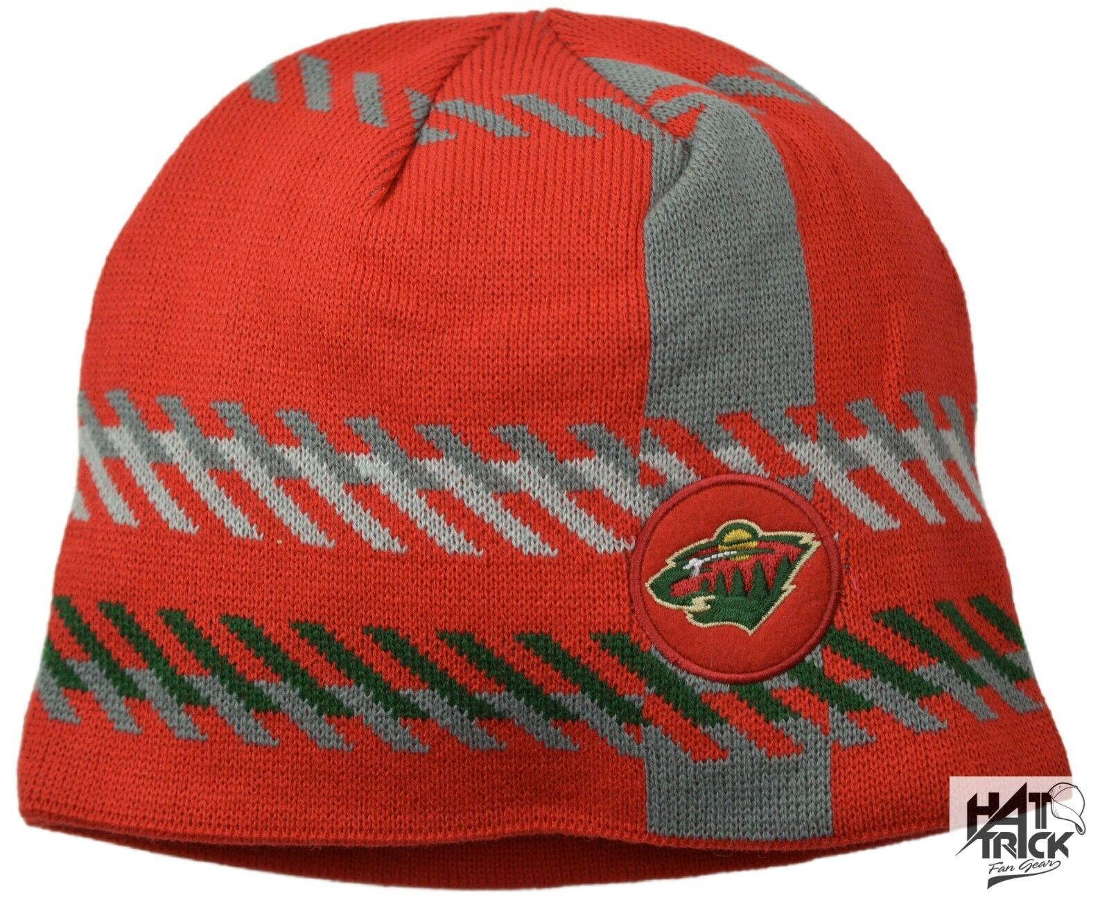 OTH Minnesota Wild NHL Old Time Hockey Team Knit Beanie Un-cuffed Winter Hat