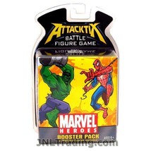 NEW Attacktix Marvel Heroes Series Battle Figure Game Booster Pak 2 Rand... - $34.99