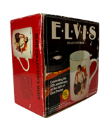 Elvis Presley Mugs Collectors 50th Anniversary Porcelain Set Of 4 New Gr... - £30.10 GBP