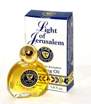 5 x Light of jerusalem Anointing Oil 7.5 ml - 1/4oz From The Holyland Jerusalem  - £19.81 GBP