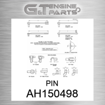 AH150498 PIN fits JOHN DEERE (New OEM) - $64.91