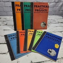 Lot of 8 Vintage Practical Delta Projects Wood Working Books # 2-7 #10 #11 - £23.45 GBP