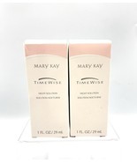 (2) Mary Kay Timewise Night Solution 806400 Facial Gel 1 oz 29 mL NIB NOS - $369.92 MXN