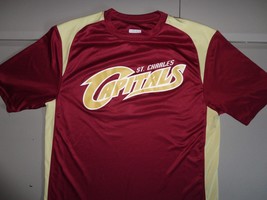 Maroon #3 St. Charles Capitals Premier League Baseball Jersey Adult M Ex... - £13.19 GBP