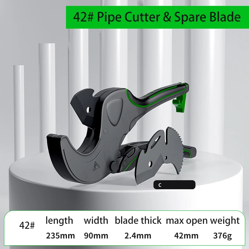 Ratchet type pipe and pvc cutter for pvc pu pp pe home diy working and plumber thumb200