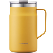 LocknLock Metro Mug 600ml, Yellow Color - £38.80 GBP