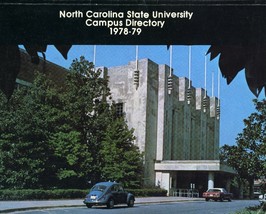 Vintage 1978-79 North Carolina State University Campus Directory Volkswagen - £7.85 GBP