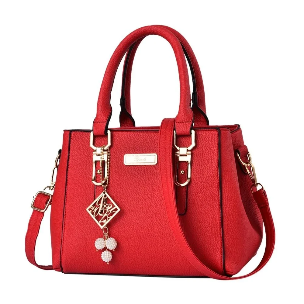 Leather Handbags Fresh Large Capacity Polyester Cotton Messenger Bag Ope... - $31.43