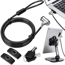 AboveTEK Laptop Lock, Tablet Lock Security Cable, 2 Keys Durable Steel iPad Lock - £40.91 GBP
