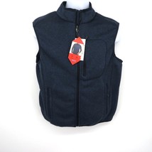Free Country Mens Blue Full Zip Sweater Vest Small NWT $89.99 - £20.27 GBP