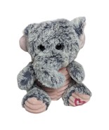 Kellytoy Way To Celebrate 7 in Gray &amp; Pink Elephant Plush Stuffed Animal - £5.95 GBP