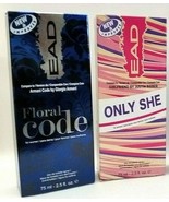 LOT 2 X EAD Women&#39;s FLORAL CODE&amp; ONLY SHE 2.5 oz BRAND NEW SEALED - $40.69 CAD