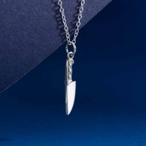 Mixed Metal Mini Dagger Necklace NA6573 -SV-NECK All parts of this Mixed Metal M - £21.38 GBP