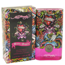 Ed Hardy Hearts &amp; Daggers by Christian Audigier Eau De Parfum Spray 3.4 oz - £23.55 GBP