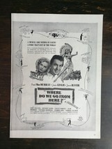 Vintage 1945 Where do we go from here? Fred MacMurray Movie Poster Ad 324 - £5.44 GBP