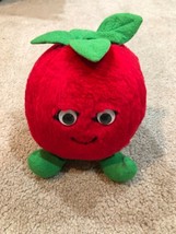 Vintage 1982 Plush 9&quot; Del Monte Country Yumkins Reddie Tomato Girl w/Googly Eyes - £15.79 GBP