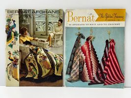 Lot of 2 Bernat Afghans To Knit and Crochet Book No. 64 and 132 - $9.99