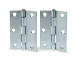 Grip Tight Tools HIS5 3&quot; Narrow Utility Hinge Door Removable Pin Zinc Pl... - £6.34 GBP