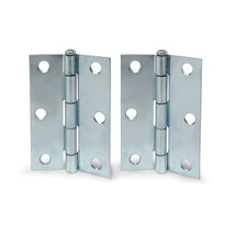 Grip Tight Tools HIS5 3&quot; Narrow Utility Hinge Door Removable Pin Zinc Plated - £6.25 GBP