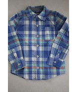 OSHKOSH B&#39;Gosh Boy&#39;s Long Sleeve Button Front Shirt size 4T - $16.28 CAD
