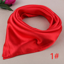 red Square Scarf Bandana Neckerchief Head Neck Wrap Scarves One siz - £11.84 GBP