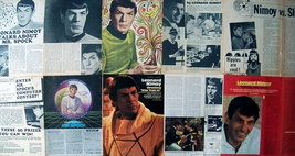 LEONARD NIMOY ~ (22) Color and B&amp;W Clippings, ARTICLES, Pin-Up from 1967... - $12.62